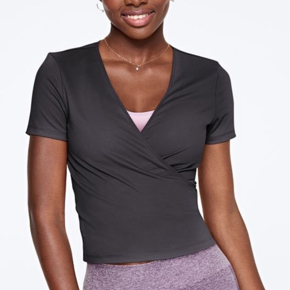 •VS PINK• Ultimate Wrap Top